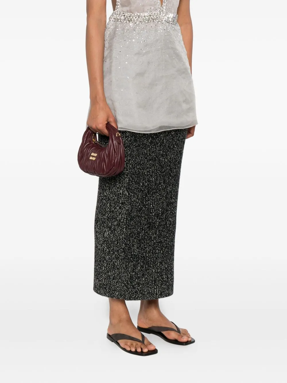 Wander Matelassé Nappa Leather Hobo Mini-Bag