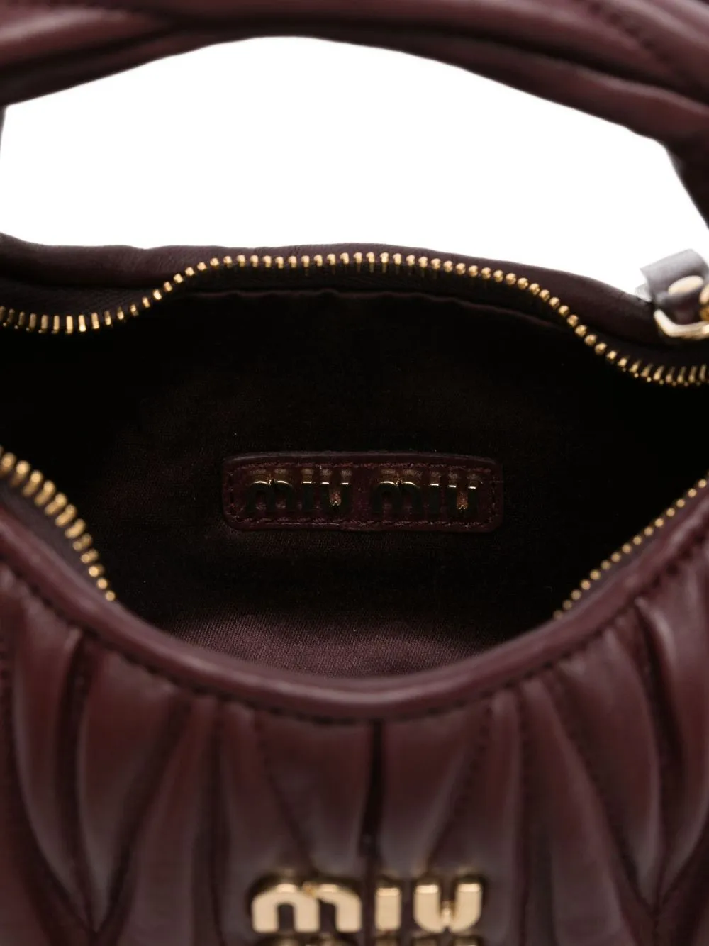 Wander Matelassé Nappa Leather Hobo Mini-Bag