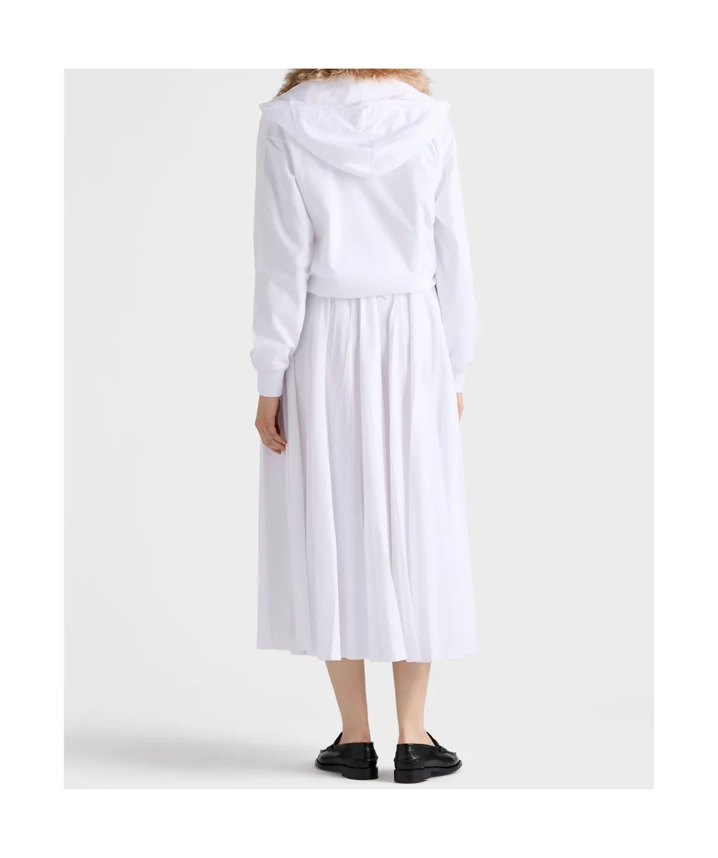 Reversible Cotton Jersey And Re-Nylon Circle Skirt