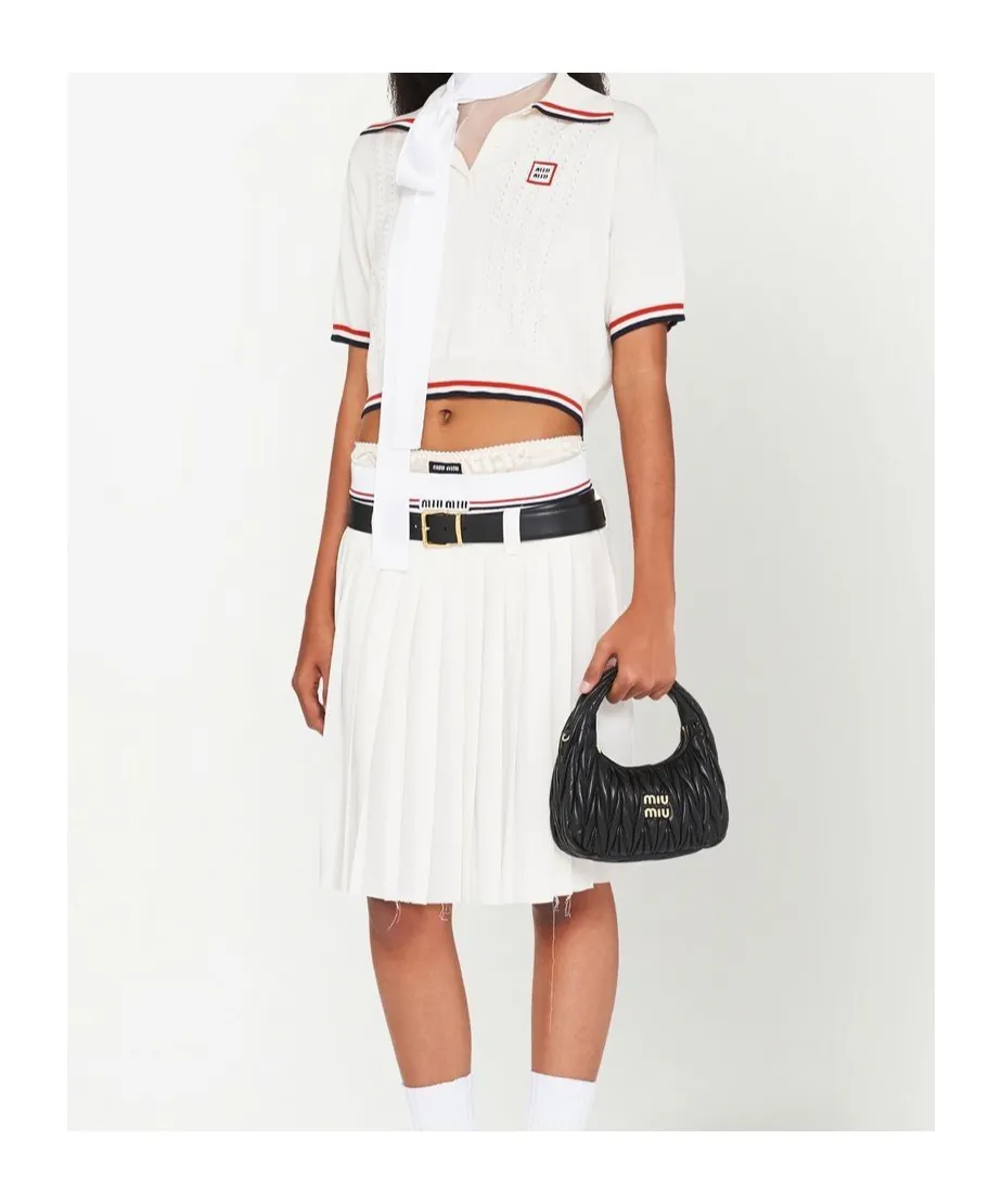Wander Half-Moon Bag In Matelassé Nappa Leather
