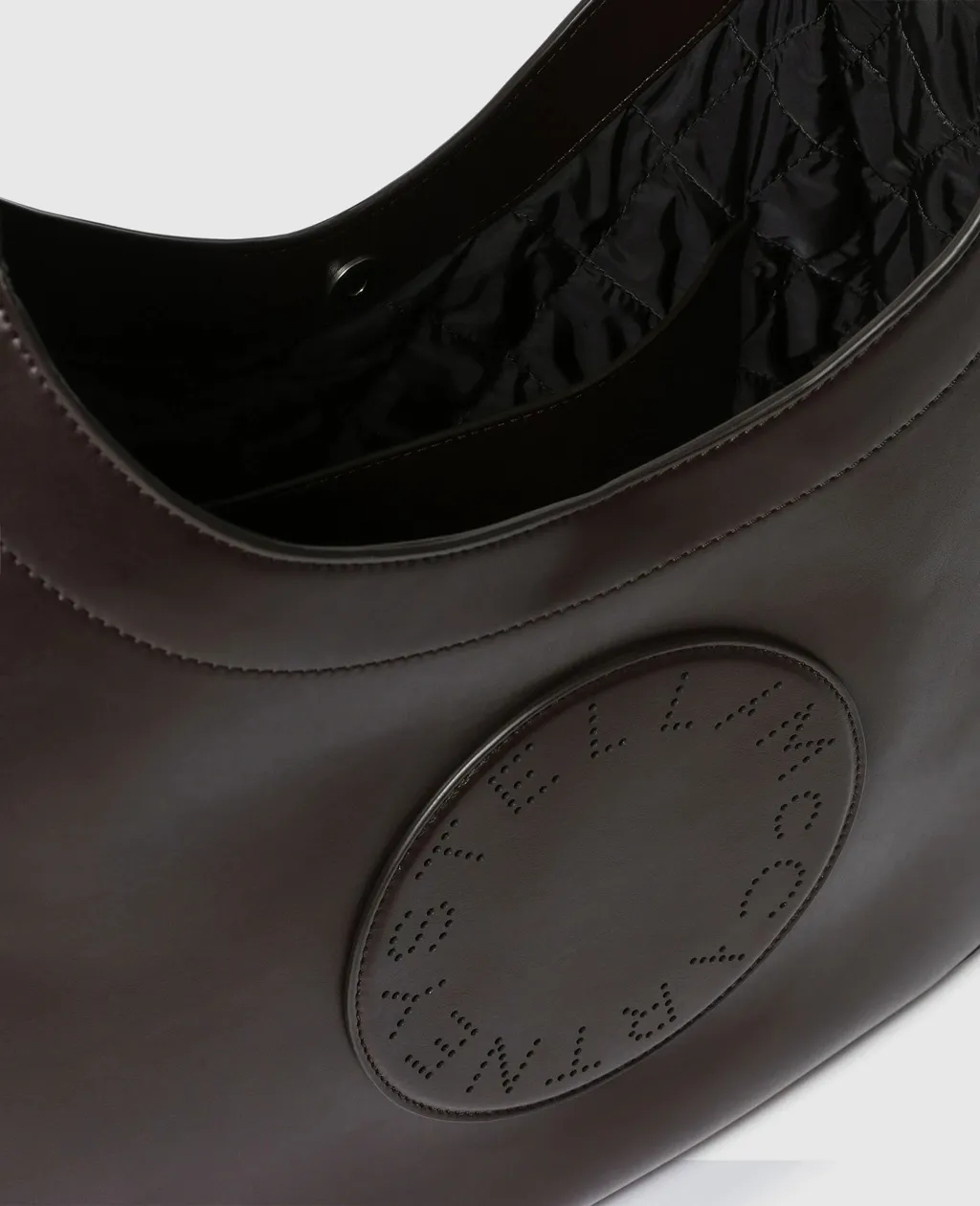 Logo Belt Slouchy Hobo Bag