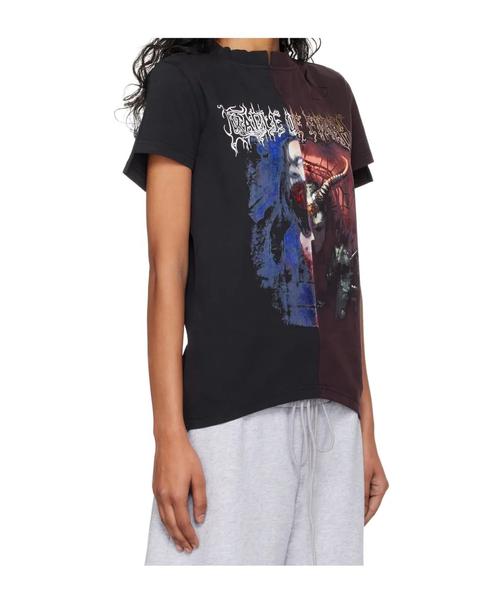 Cut-Up Fitted T-Shirt