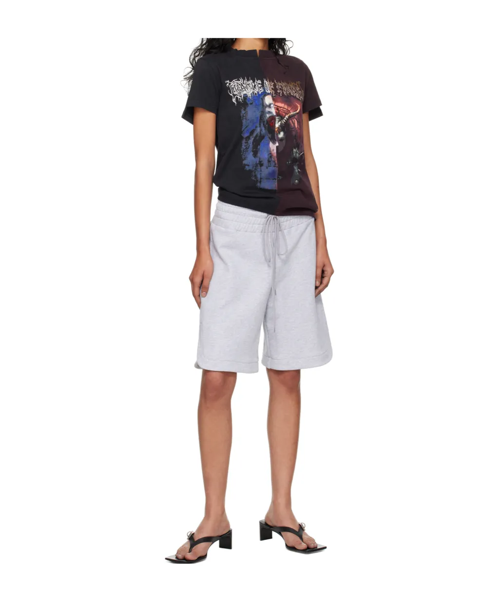 Cut-Up Fitted T-Shirt