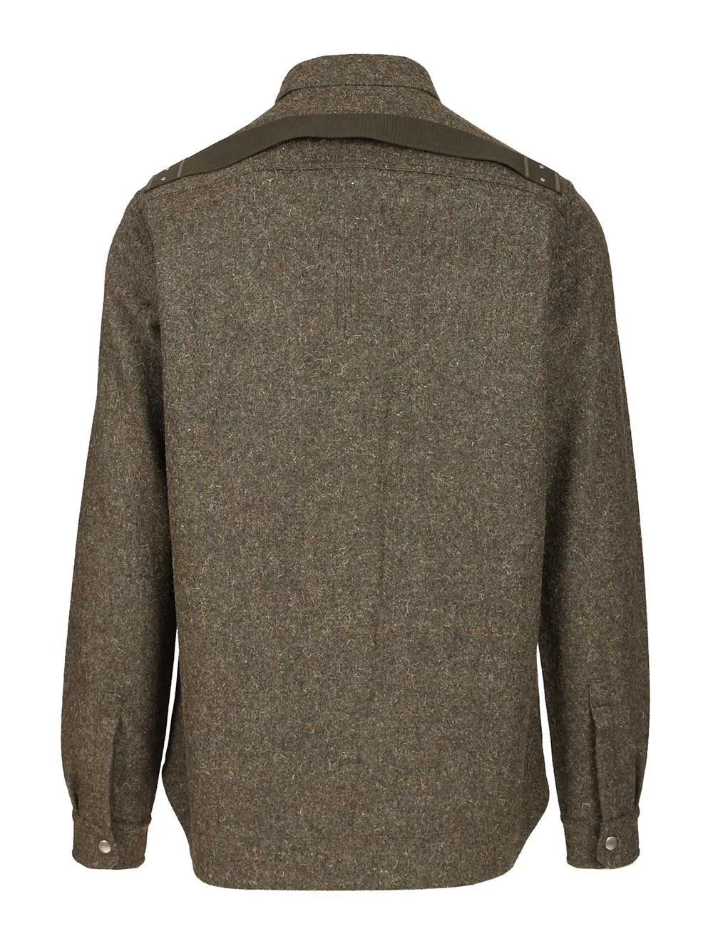 Button-Fastening Patch-Pocket Shirt