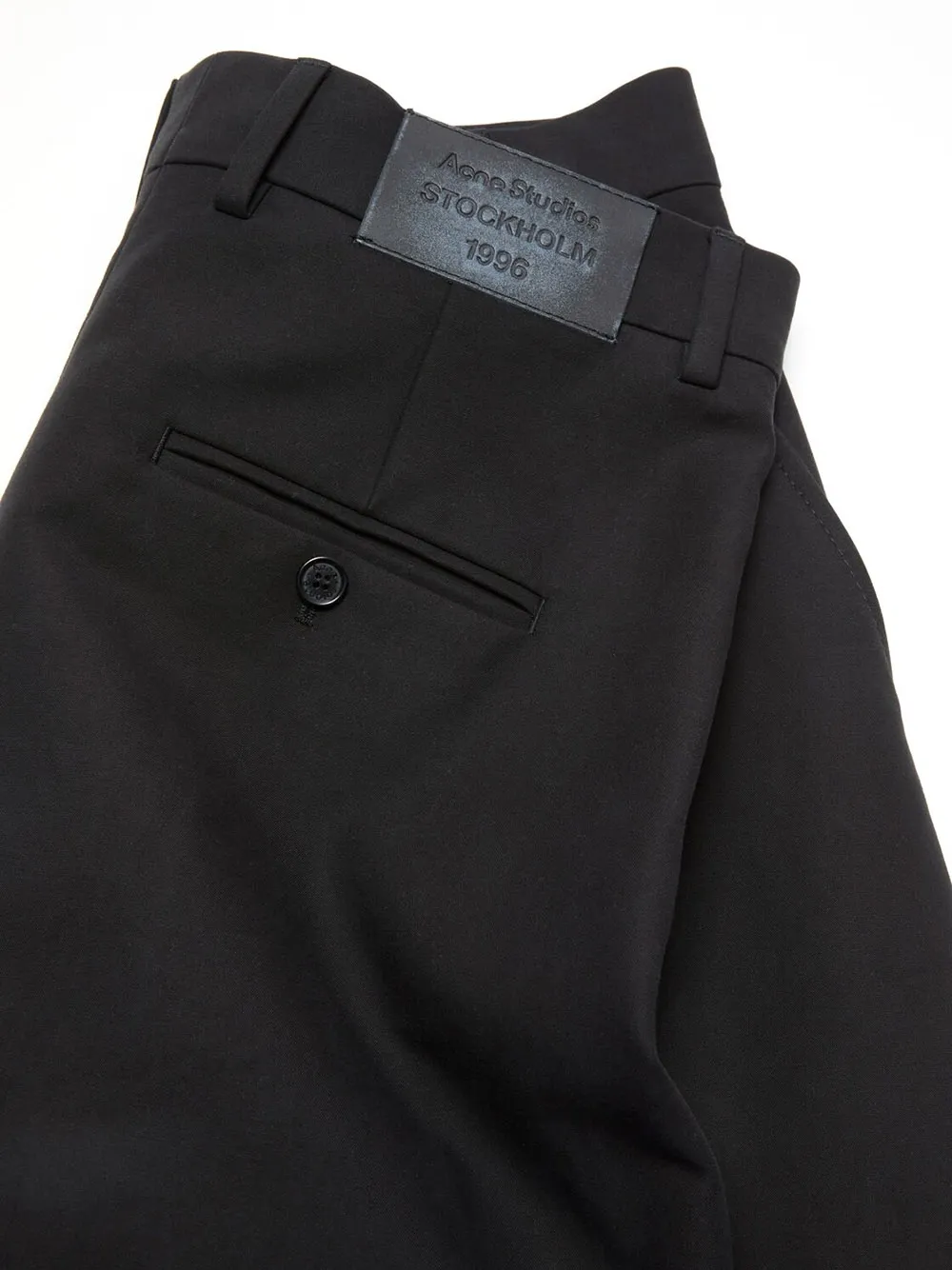 Pleated Wide-Leg Trousers