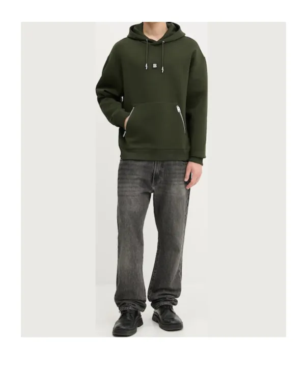 Zip-Pockets Hoodie