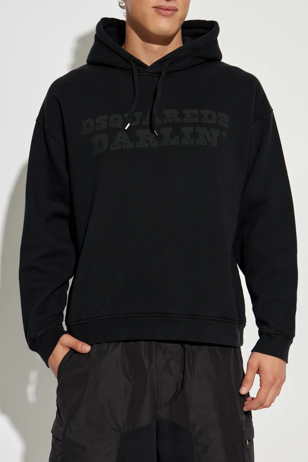 Logo-Print Cotton Hoodie