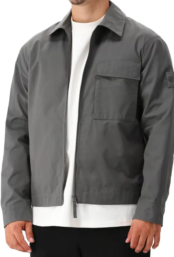 Long-Sleeved Shirt Jacket
