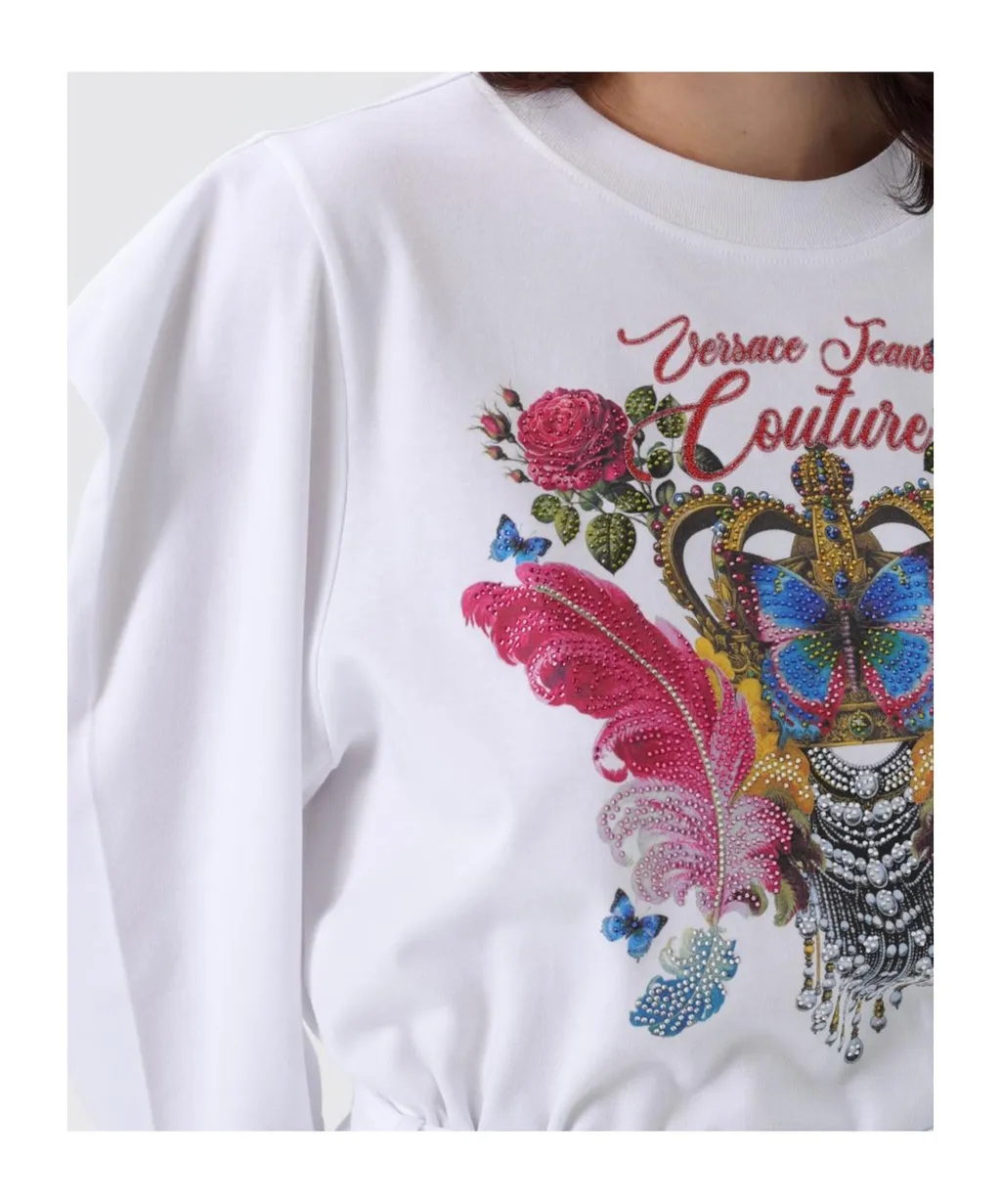 Printed Belted Blouse