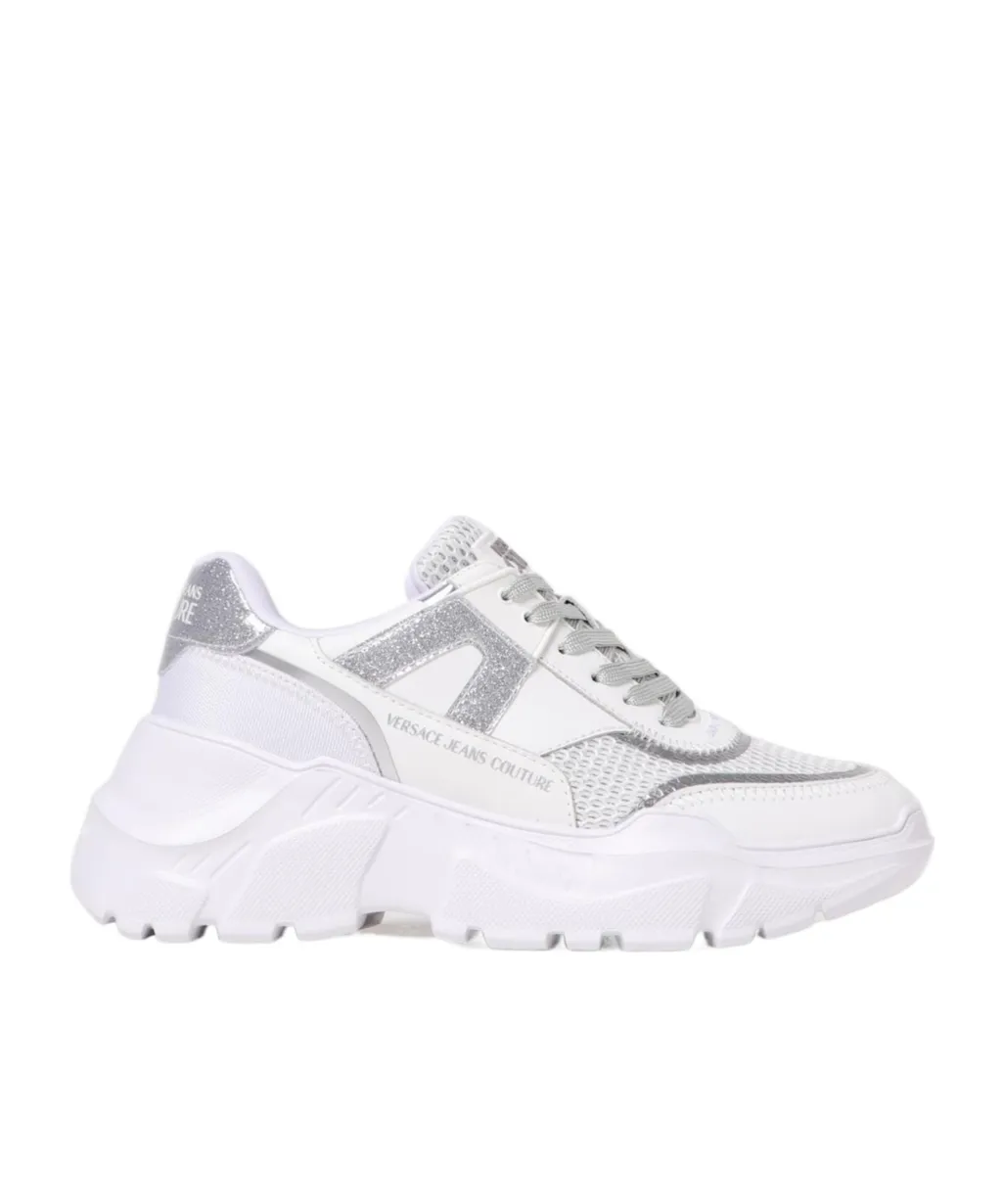 Glitter-Panelled Chunky Trainers