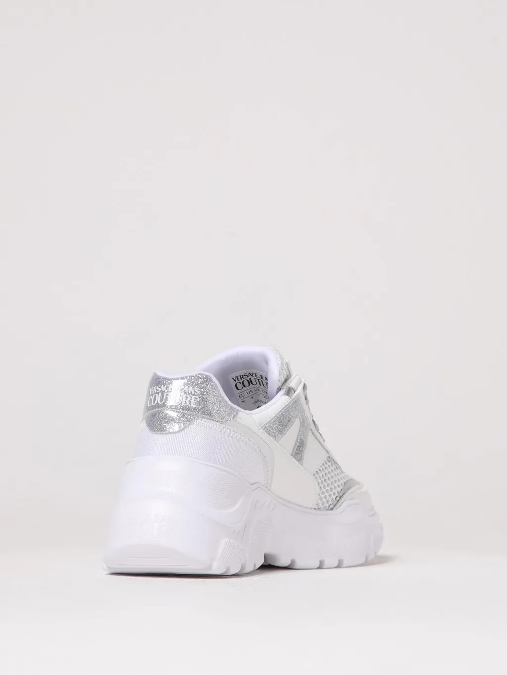 Glitter-Panelled Chunky Trainers