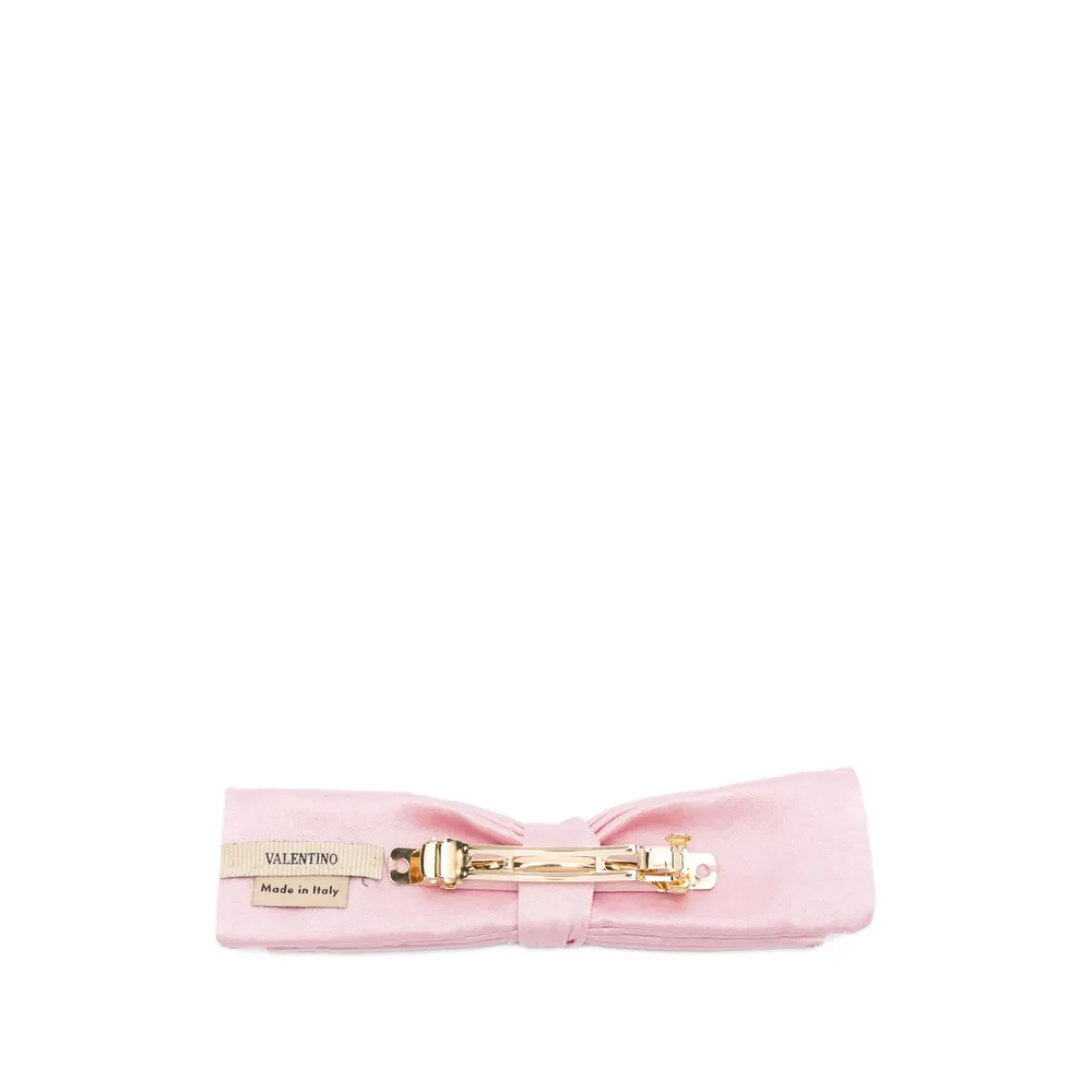 Valentino Vlogo Signature Bow Hair Clip