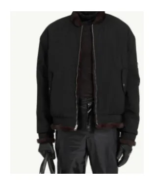 Mm6 Maison Margiela Zip-Up Bomber Jacket