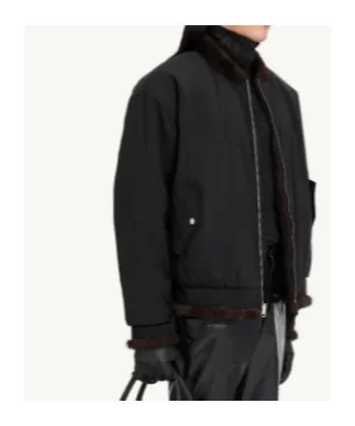 Mm6 Maison Margiela Zip-Up Bomber Jacket