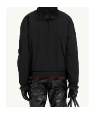 Mm6 Maison Margiela Zip-Up Bomber Jacket