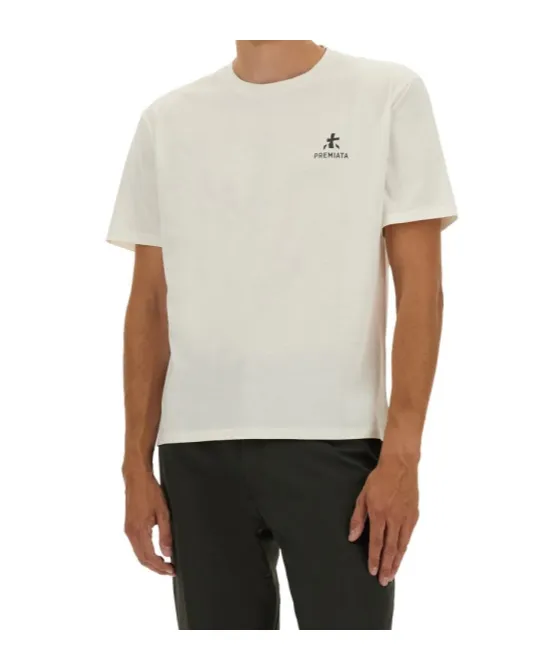 Premiata Logo Printed Crewneck T-Shirt