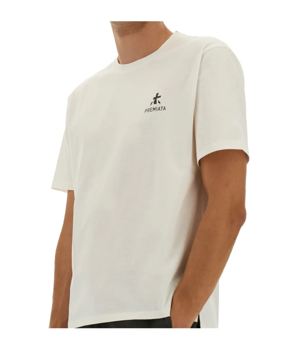 Premiata Logo Printed Crewneck T-Shirt
