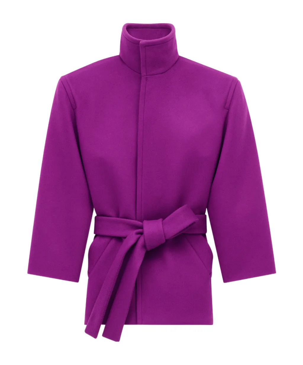 Saint Laurent Boxy Belted Coat