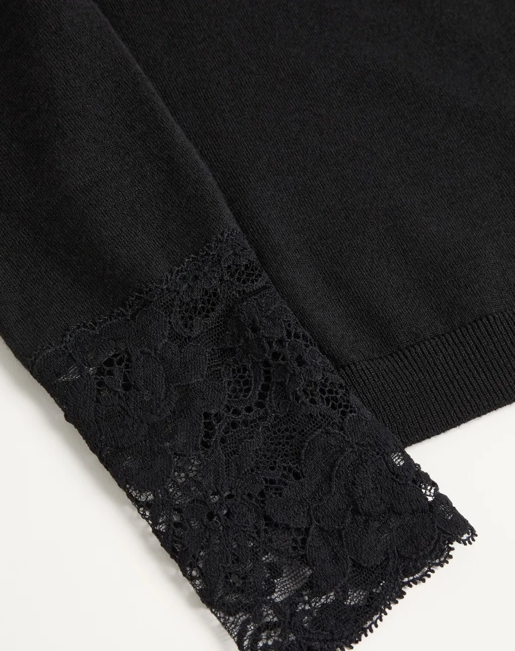 Valentino Lace-Panelled High Neck Top