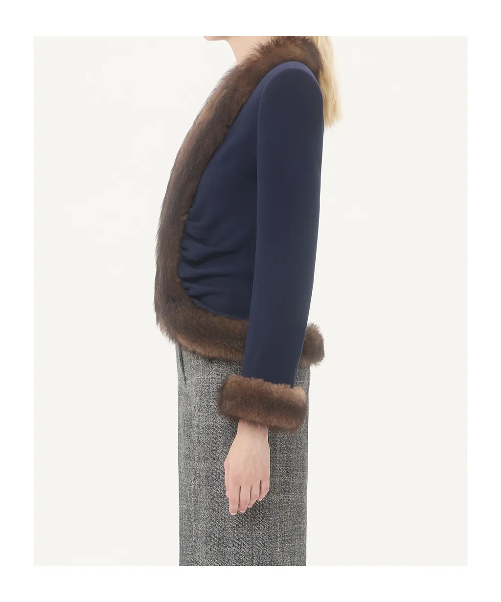 Wool Crepe Jacket