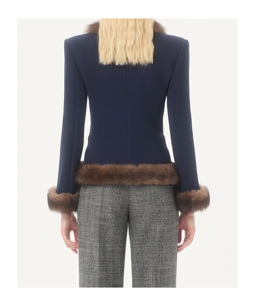 Wool Crepe Jacket