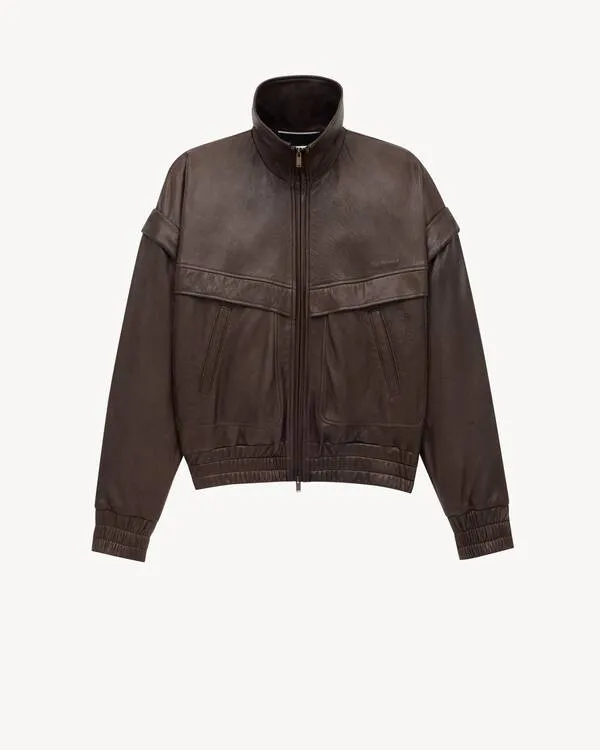 Saint Laurent Zip-Up Bomber Jacket
