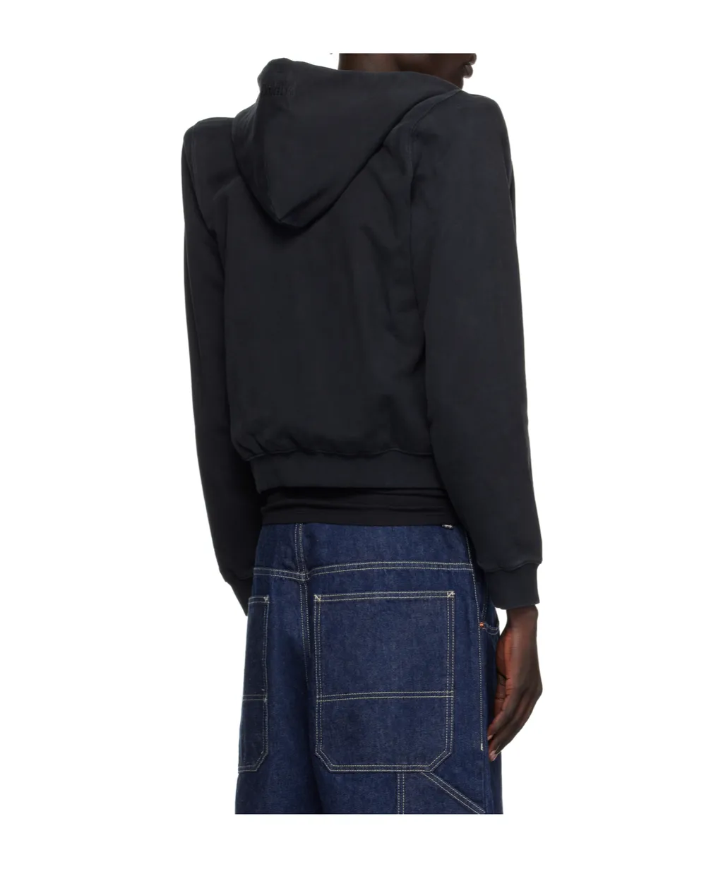 Logo Extreme Shoulder Hoodie