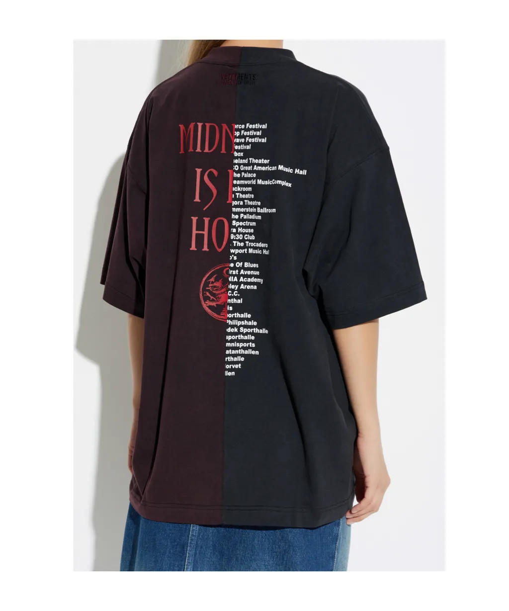 Vetements Graphic Printed Crewneck T-Shirt