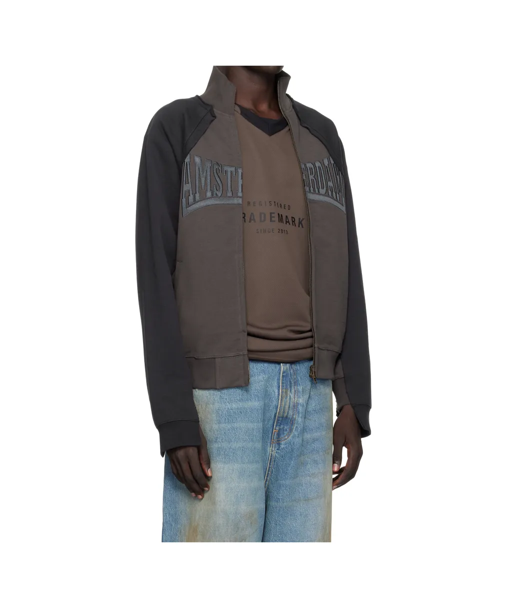 Patch Zip-Up Sweatshirt Amsterdam