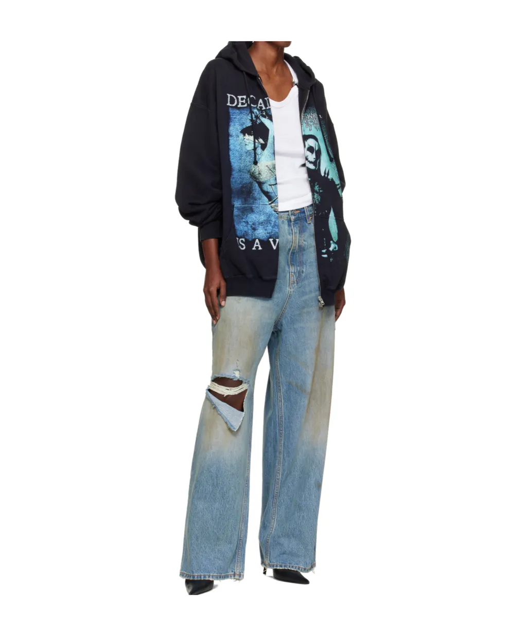 Distressed Baggy Jeans