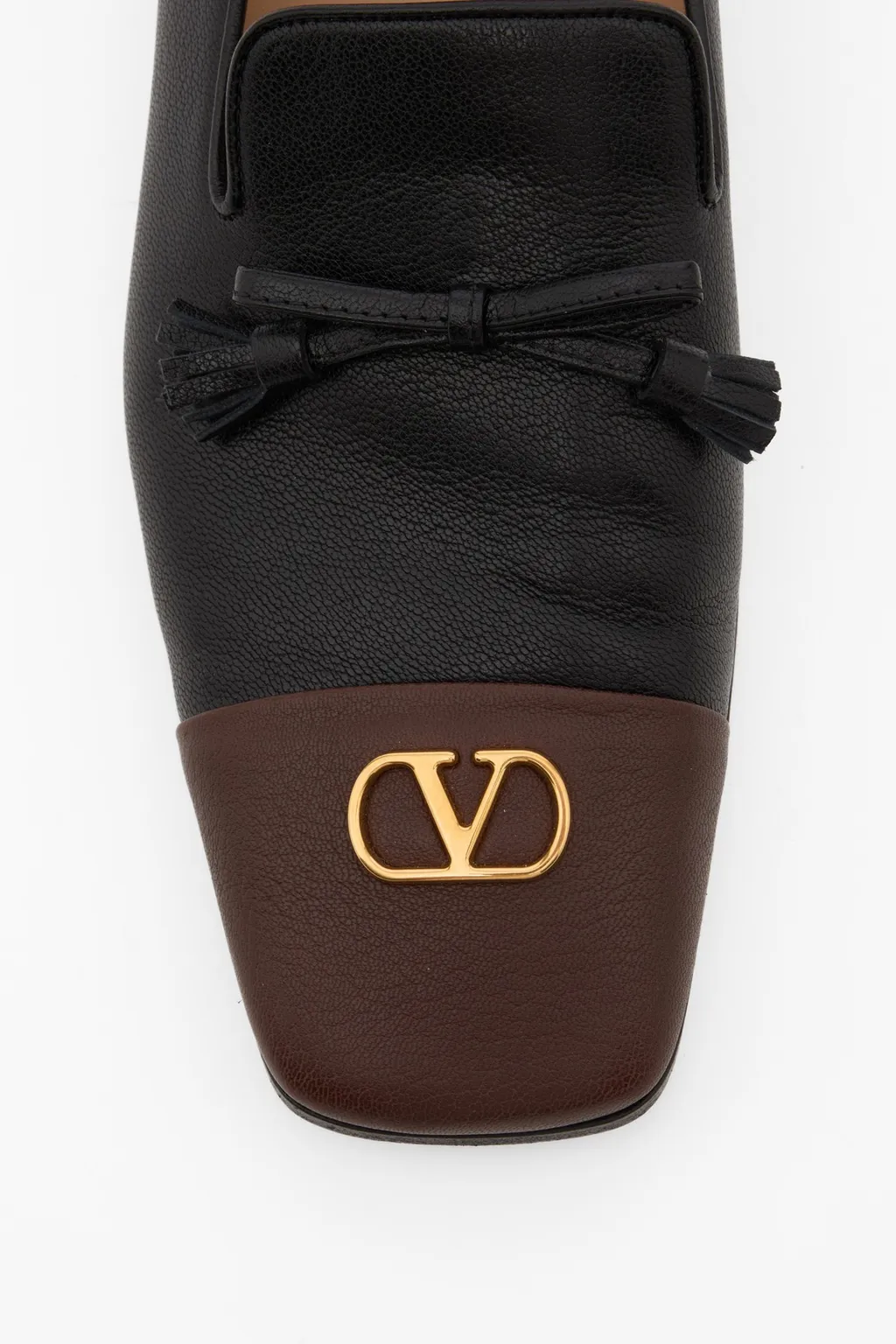 Valentino	Babouchoes Logo Plaque Loafers