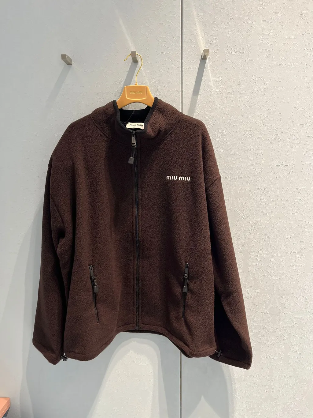 Miu Miu Zip-Up Sweatshirt