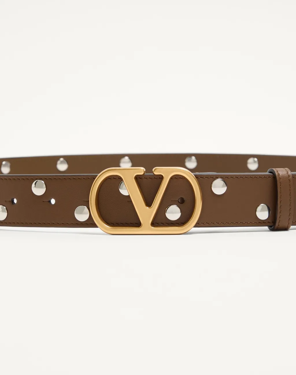 Vlogo Signature Belt In Shiny Calfskin 30 Mm
