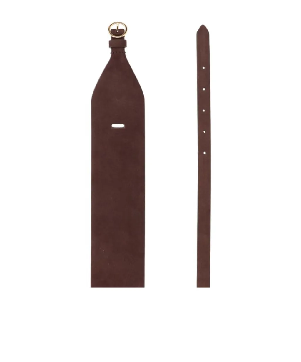 AlaÏA Asymmetric Buckle Detailed Belt