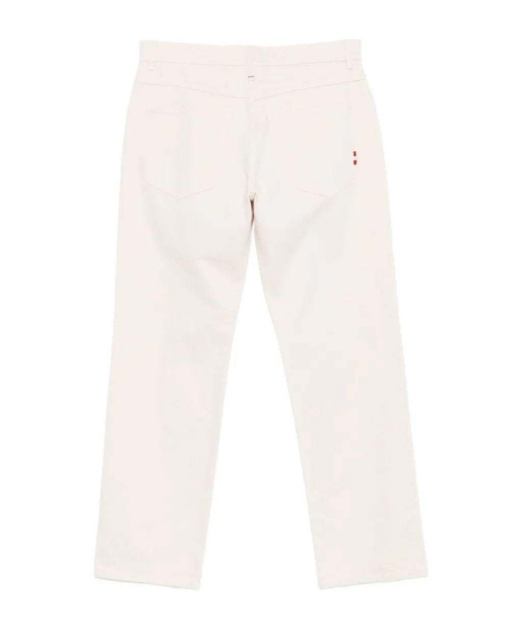 Amish Tricolor Stitching Jeans