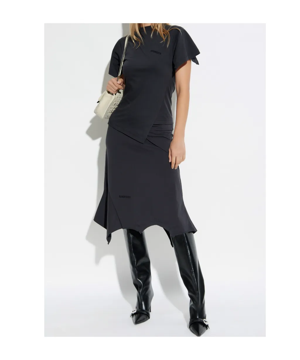 Asymmetric Layered T-Shirt