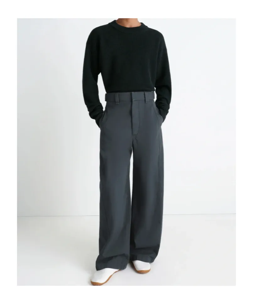 Lemaire Crewneck Ribbed Sweatshirt