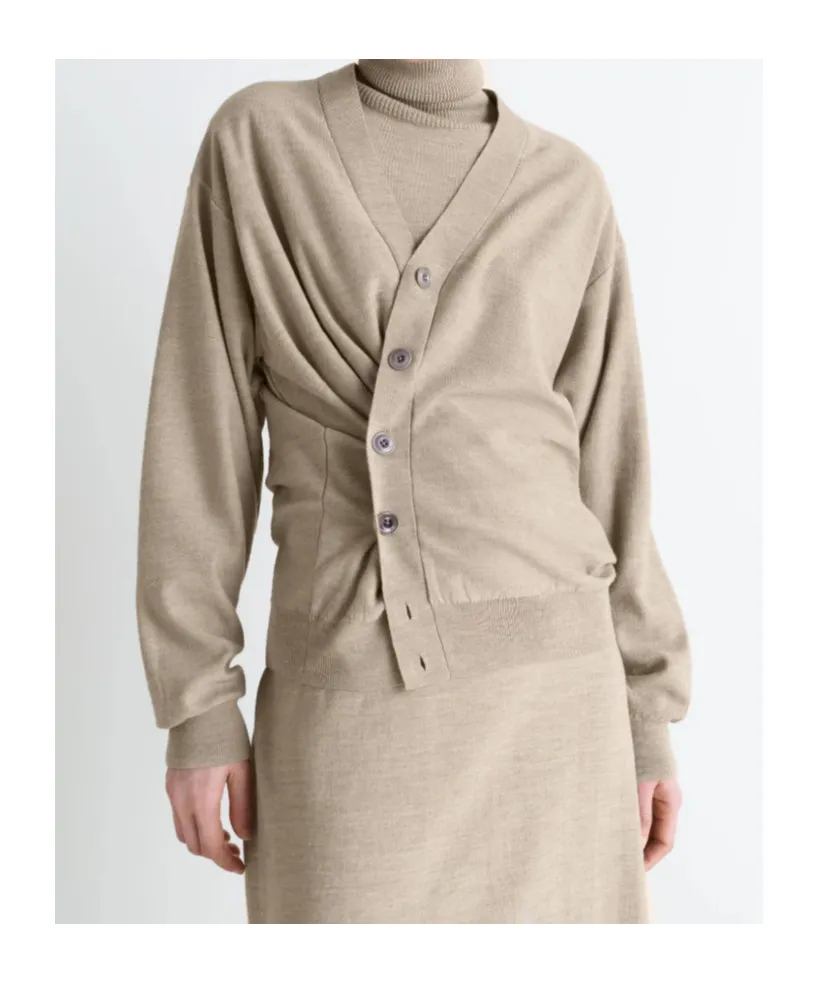 Lemaire Relaxed Twisted Cardigan