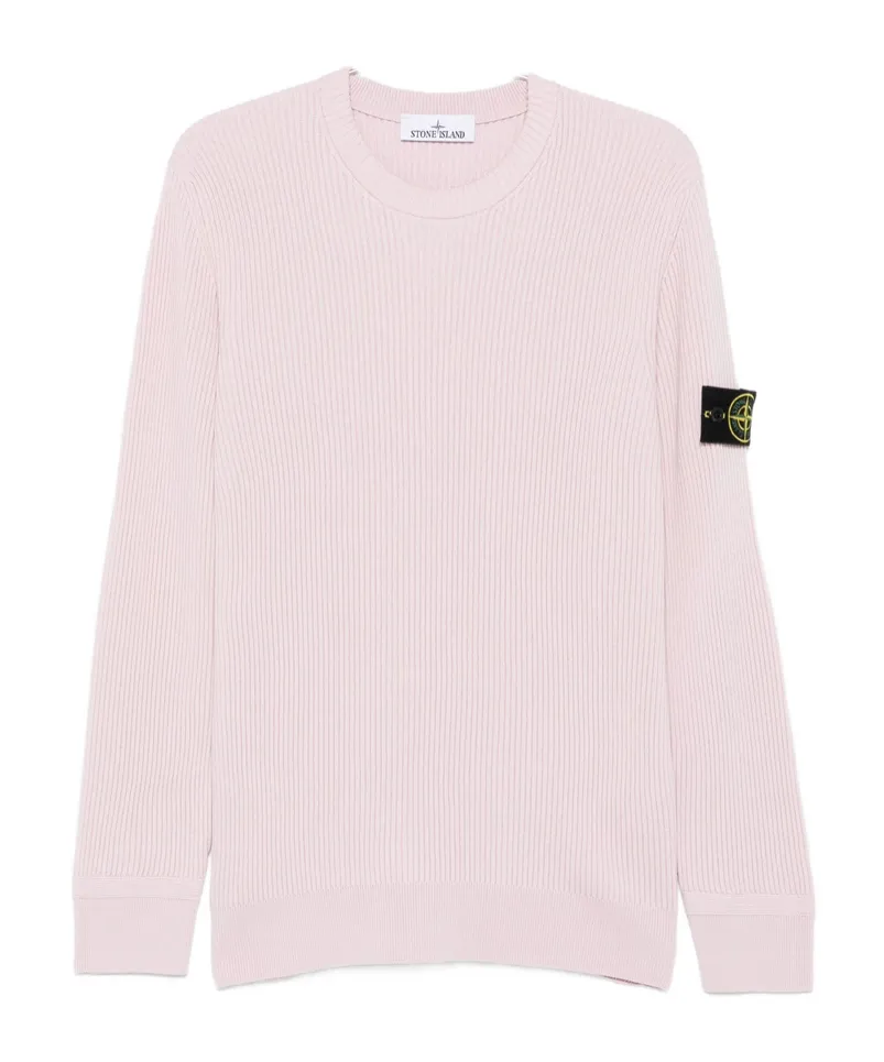 Ribbed Crew-Neck Sweater