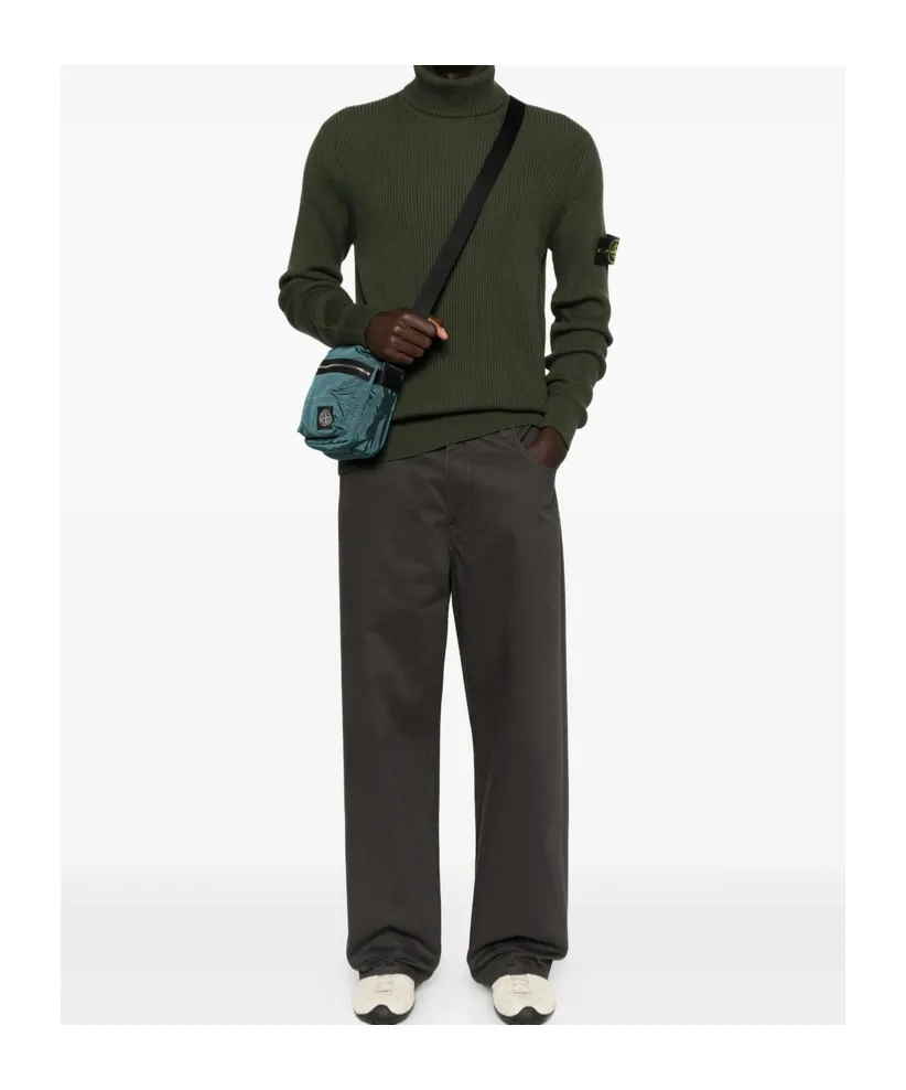 Ribbed Turtleneck Sweater