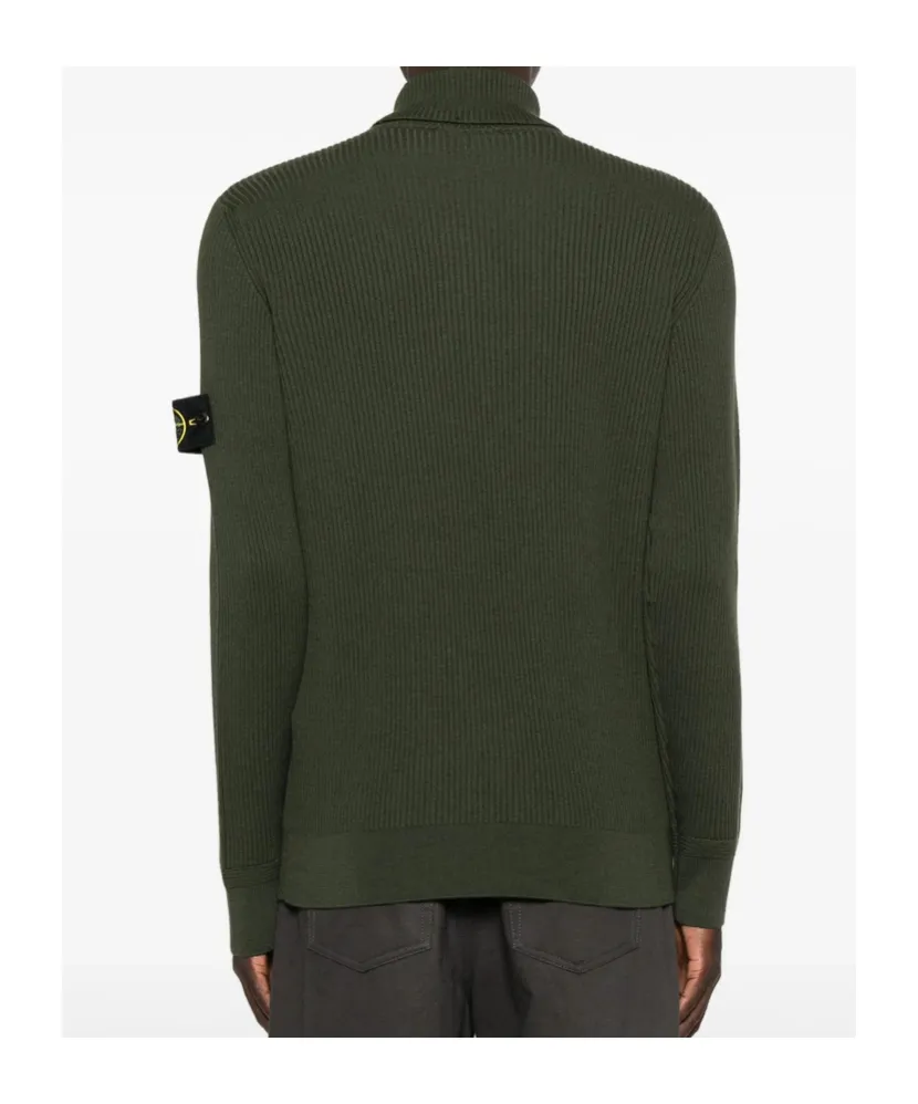 Ribbed Turtleneck Sweater