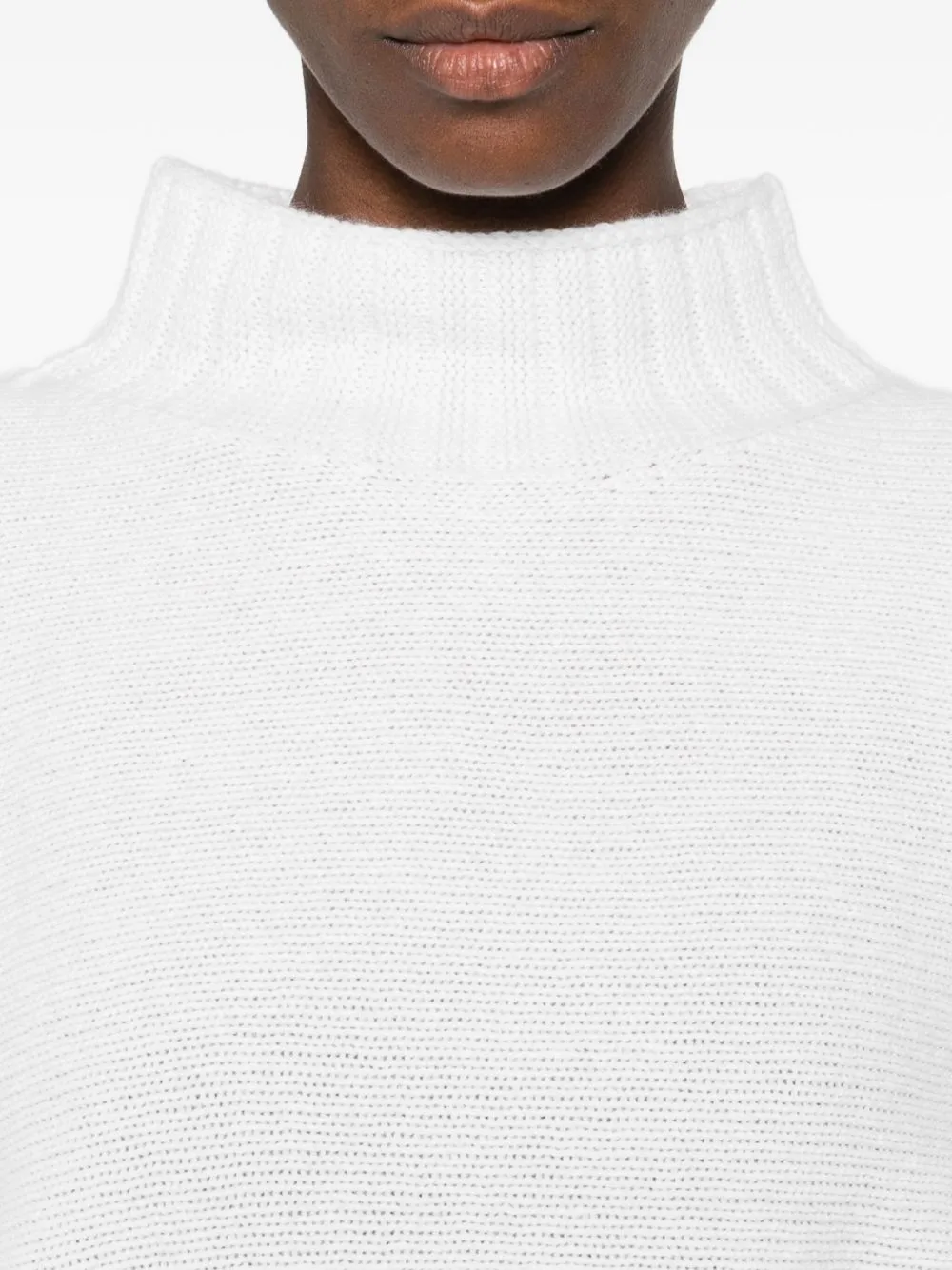 Twinset	Mock-Neck Ruffled Jumper