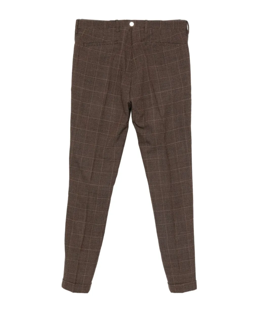 Paul Smith Checked Straight-Leg Trousers