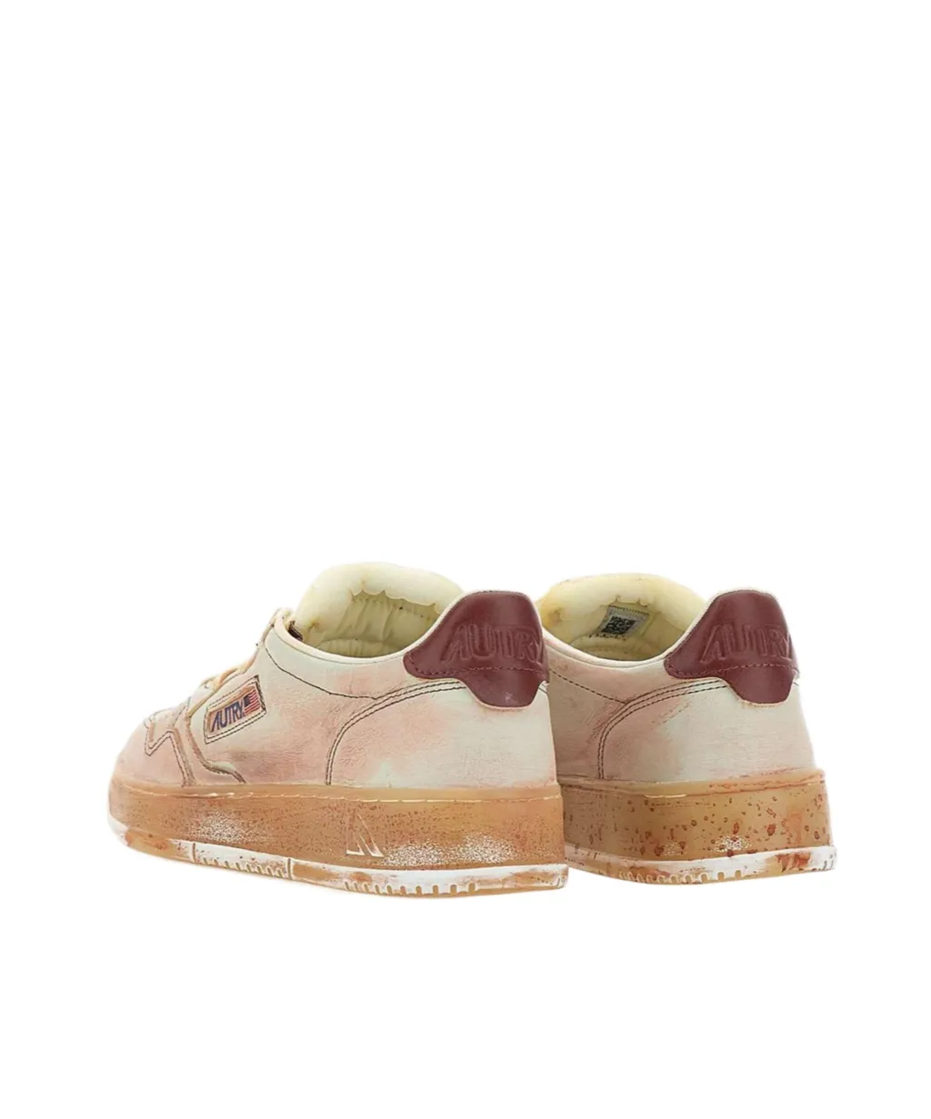 Leather Panelled Sneakers