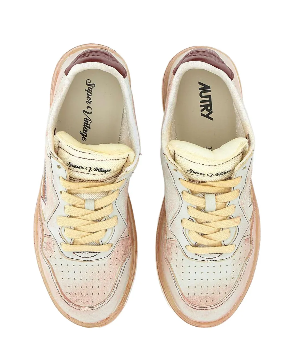 Leather Panelled Sneakers