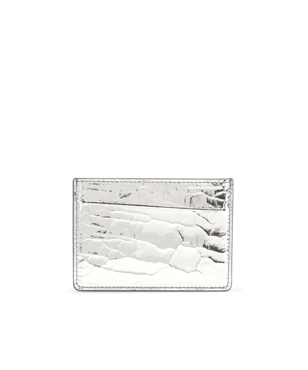 Maison Margiela Cracked-Effect Cardholder