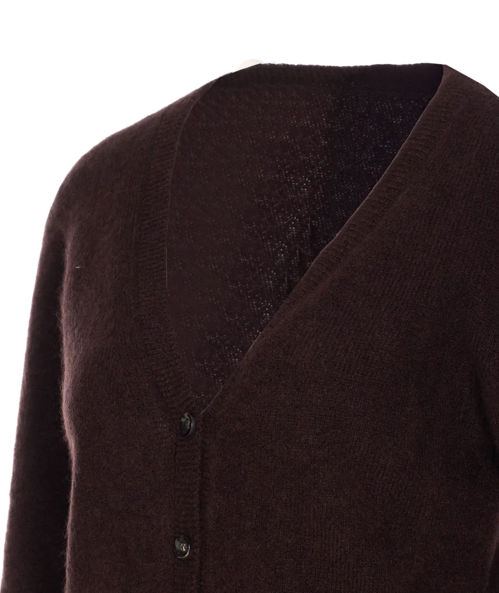 Roberto Collina Buttoned V-Neck Cardigan