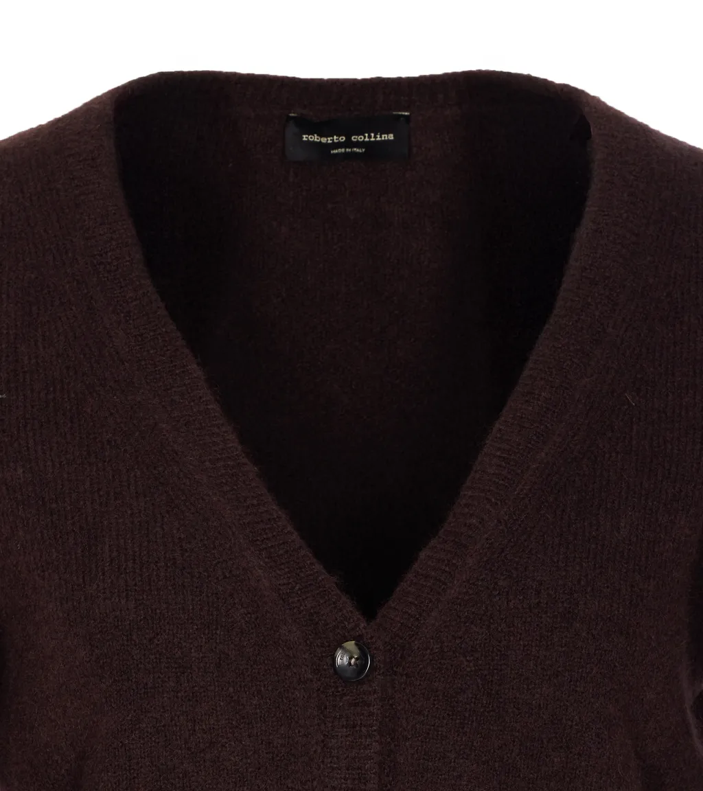 Roberto Collina Buttoned V-Neck Cardigan
