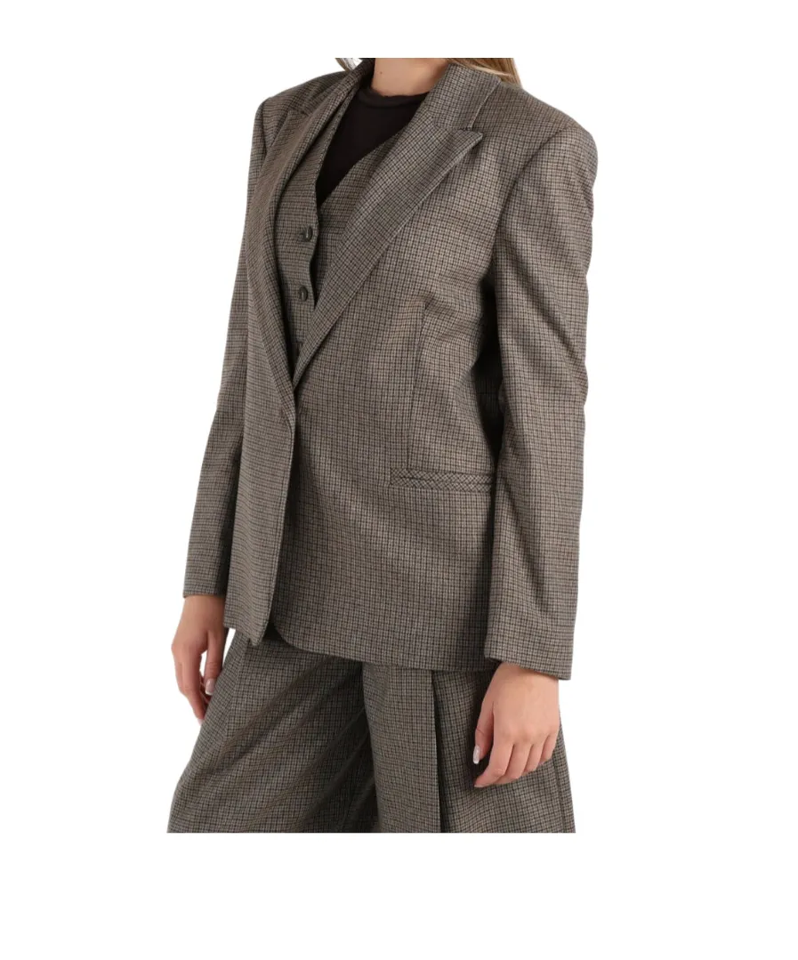 Kaos Micro Houndstooth Blazer