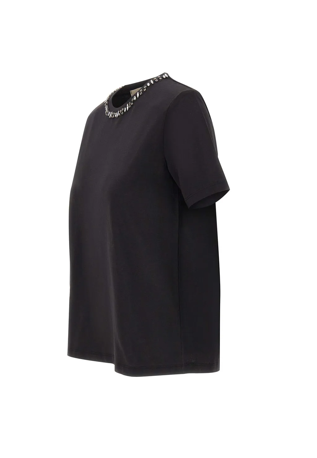 Crystal-Embellished Crew-Neck T-Shirt